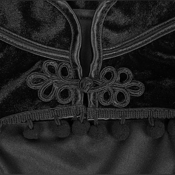 Gothic Velvet Bolero - Picture 2 of 3